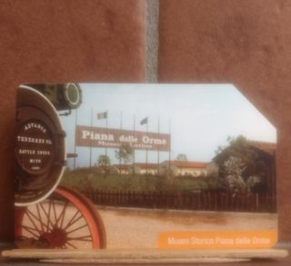 Tessera telefonica Museo storico Piana delle orme
