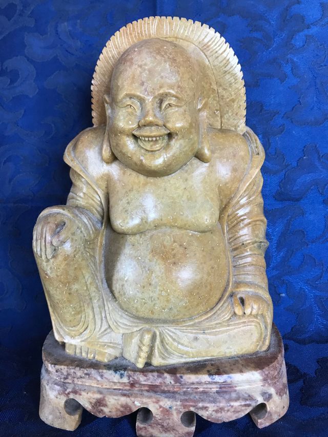 Buddha in pietra saponaria  1970