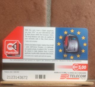 Scheda telefonica Kisses from Venezia