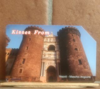 Scheda telefonica Kisses from Napoli