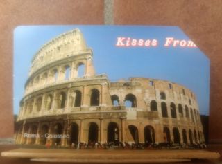 Scheda telefonica Kisses from Roma