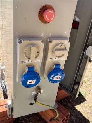 Cuadro eléctrico de obra