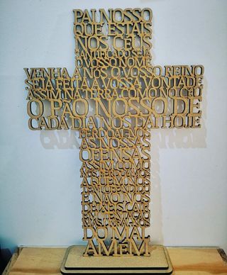 Cruz com Pai Nosso