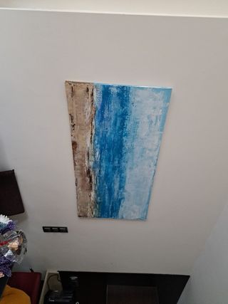 cuadro pintado a mano