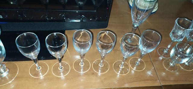 6 copas pequeñas 3 euros