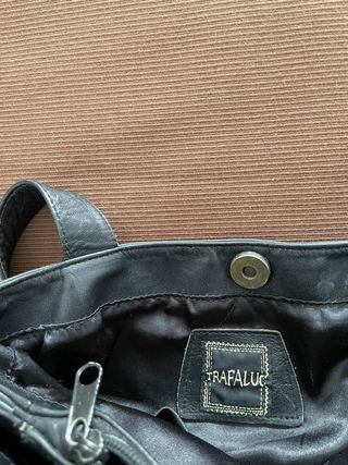 Bolso shopper de piel de Zara 