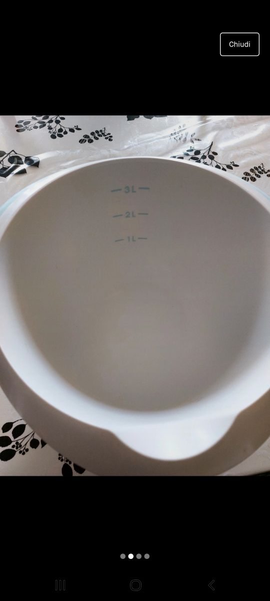 ciotola per impastare mescolare cucinare graduata