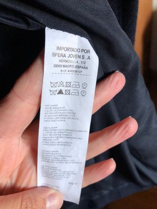 Abrigo hombre azul marino 42