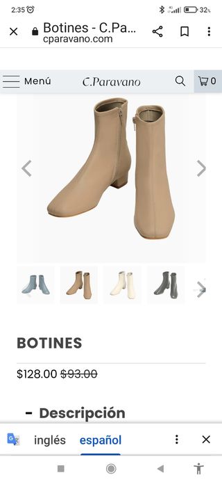 Botines mostaza 41 alta gama a estrenar C.Paravano