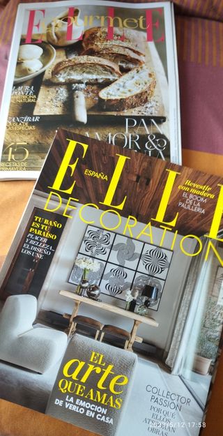 Lote de 9 revistas Elle y Clara