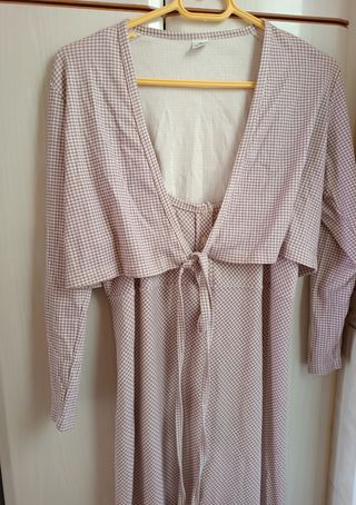 conjunto camisón con mañanera gari Gimeno