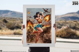 Litografia Premium Cleopsis Wonder Woman #750 WWII