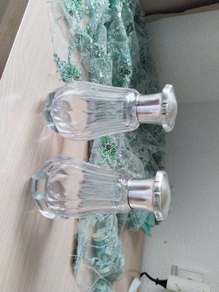 antiguos perfumeros plata