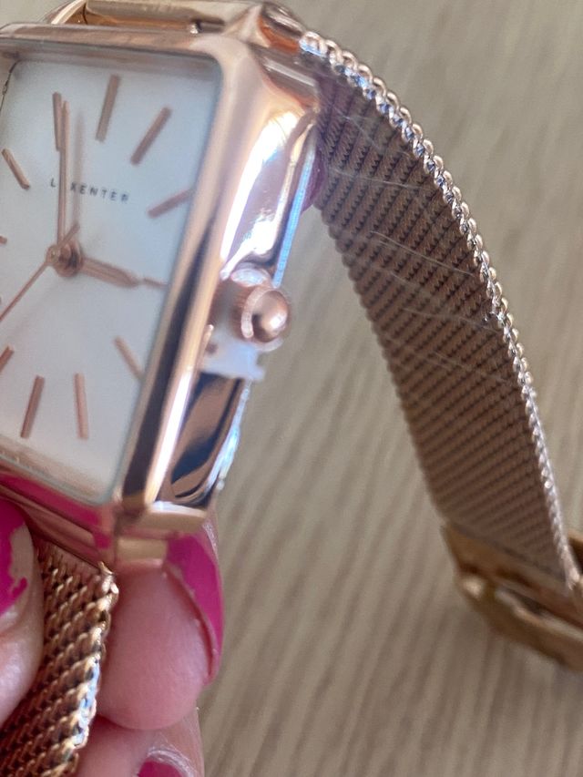 Reloj Luxenter rosa dorado 2,8 x 2,8