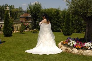 vestido de novia palabra de honor