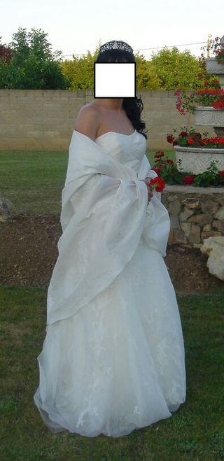 vestido de novia palabra de honor