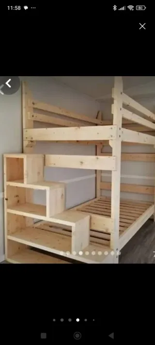 camas altas ,altillos y literas hechas a medida