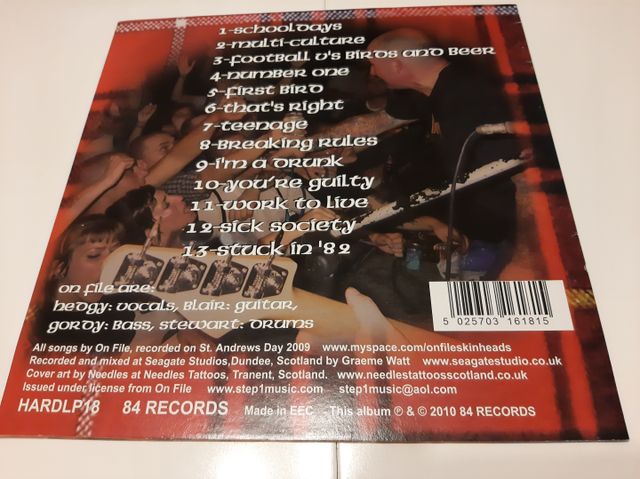 VINILO DE ON FILE -BREAKING RULES-