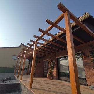 porches y pergolas a medida, madera y hierro
