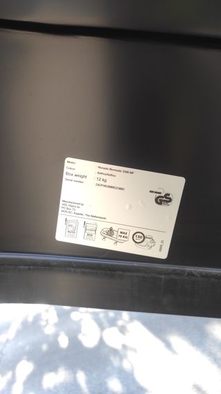 Alquiler cofre o baúl techo