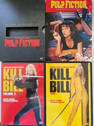 Pulp Fiction y Kill Bill 1 y 2