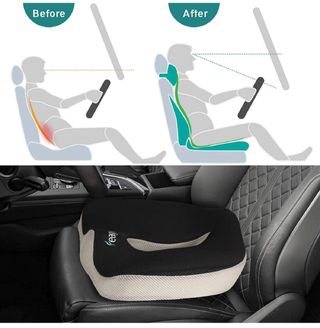 Cojín especial viscoelastica coxis y espalda