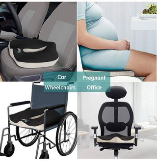 Cojín especial viscoelastica coxis y espalda