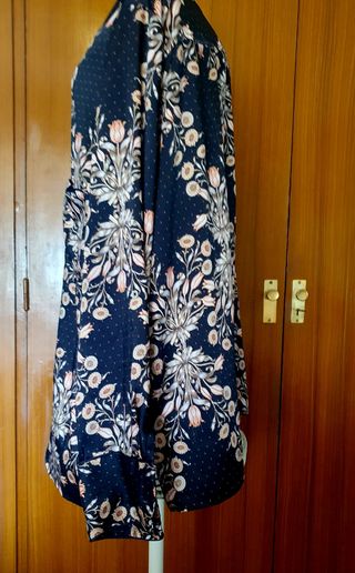 Blusa seda tipo japonesa Talla 50/52