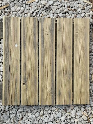 9 losetas madera 50x50 cm tarima total 2.5 mt2