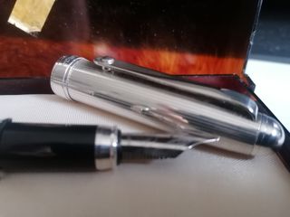 pluma estilográfica plata 925 Aurga 