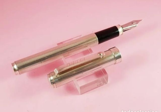 pluma estilográfica plata 925 Aurga