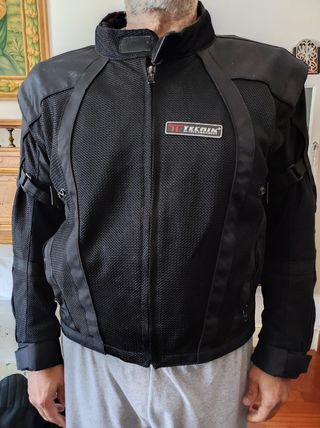 Giubbotto moto estivo in rete con protezioni Liv.2