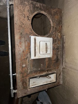 Cocina económica de leña