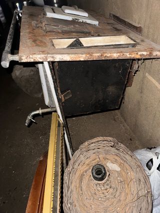 Cocina económica de leña