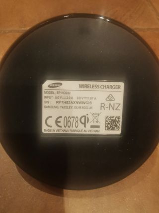 Cargador Inalambrico Samsung