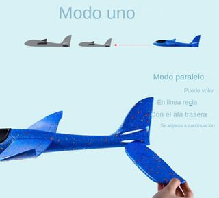 AVION LUMINOSO DE ESPUMA