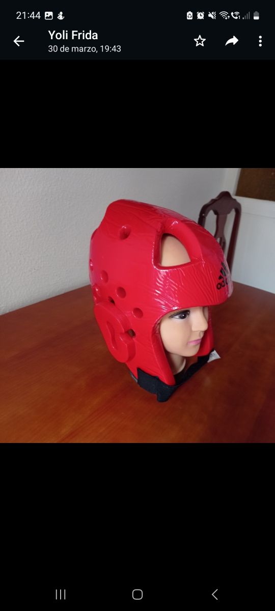 casco protector artes marciales