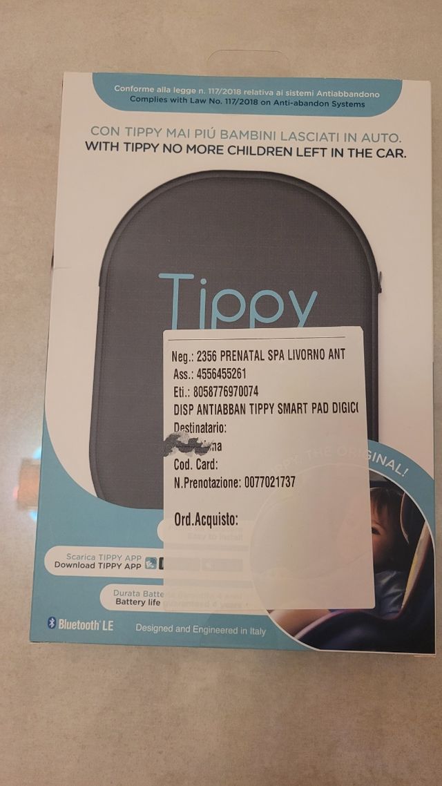 dispositivo antiabbandono