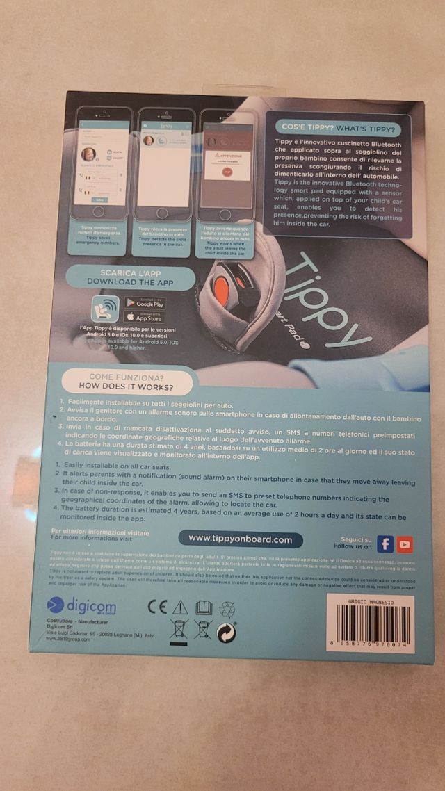 dispositivo antiabbandono