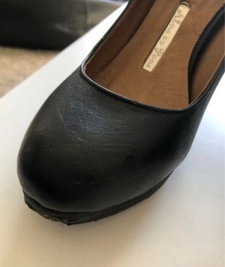 Zapato tacon negro Alma en Pena