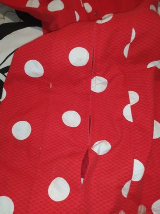 traje flamenca rojo y blanconlunares 36-38