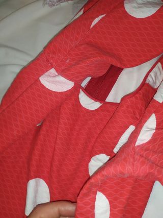 traje flamenca rojo y blanconlunares 36-38