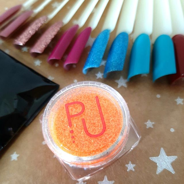 🔴 Glitter arancio fluo Passione Unghie