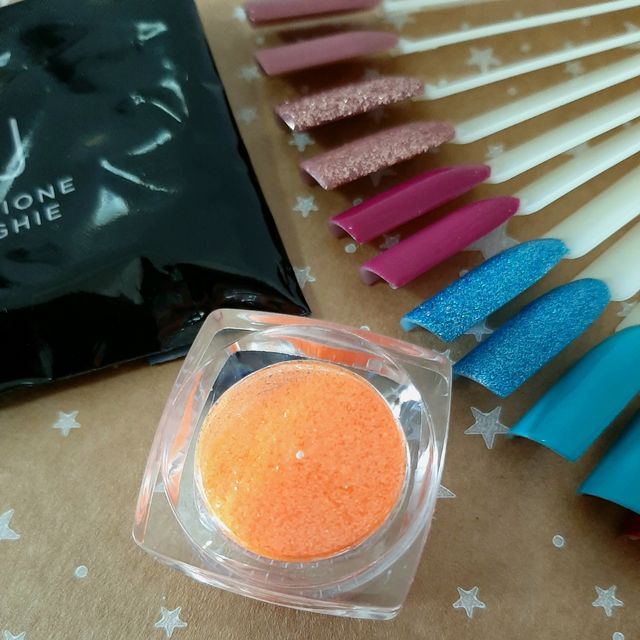 🔴 Glitter arancio fluo Passione Unghie