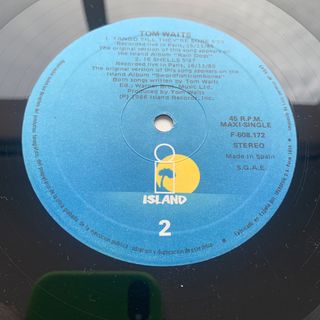 Tom Waits Maxi Vinilo "In the neighborhood" 1986