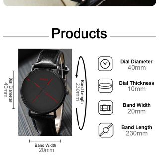 reloj de cuarzo con 4 piezas de juego de pulsera