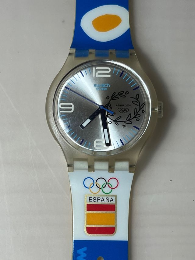 ANTIGUO RELOJ SWATCH JUEGOS OLÍMPICOS ATENAS 2004