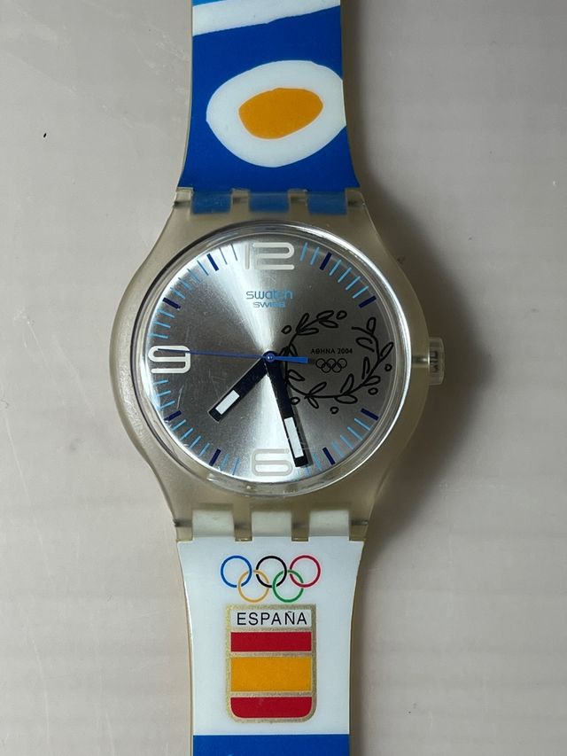 ANTIGUO RELOJ SWATCH JUEGOS OLÍMPICOS ATENAS 2004