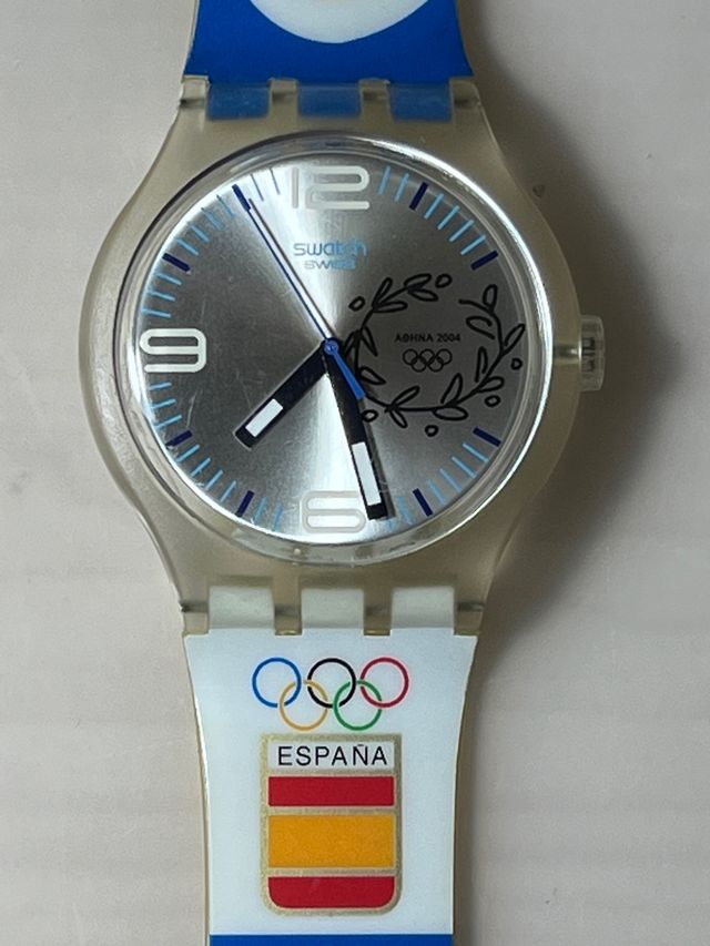 ANTIGUO RELOJ SWATCH JUEGOS OLÍMPICOS ATENAS 2004