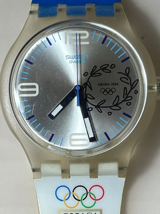 ANTIGUO RELOJ SWATCH JUEGOS OLÍMPICOS ATENAS 2004